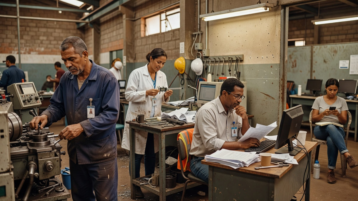 Modelo de currículo para área industrial