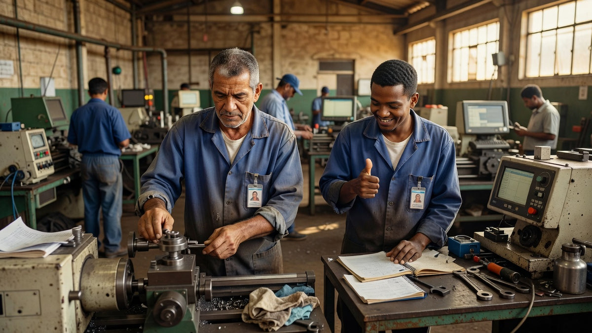 Profissional de engenharia de produção em fábrica brasileira