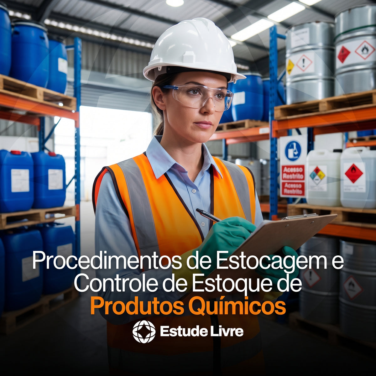 Procedimentos de Estocagem e Controle de Estoque de Produtos Químicos