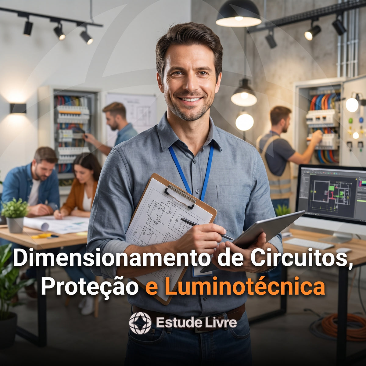 Dimensionamento de Circuitos, Proteção e Luminotécnica