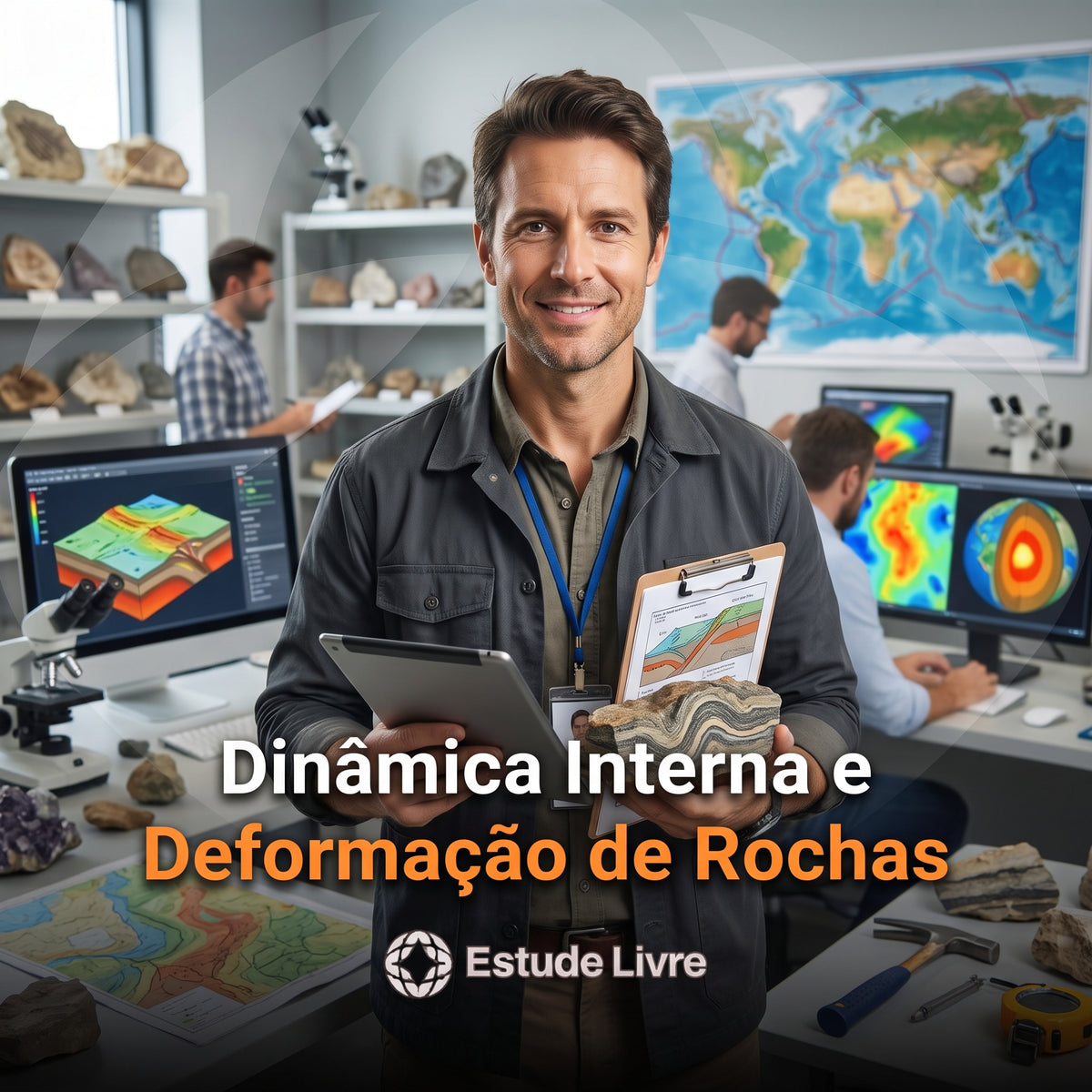 Dinâmica Interna e Deformação de Rochas